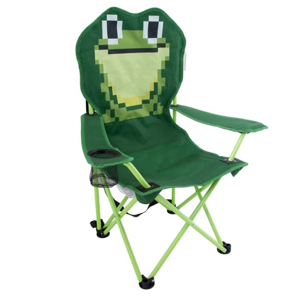 Kids enjoying the Adventure Buddy foldable camp chair in a park setting.
