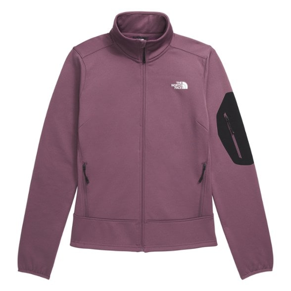 Eco-Friendly Mistyescape Women's Fleece Jacket in a natural setting