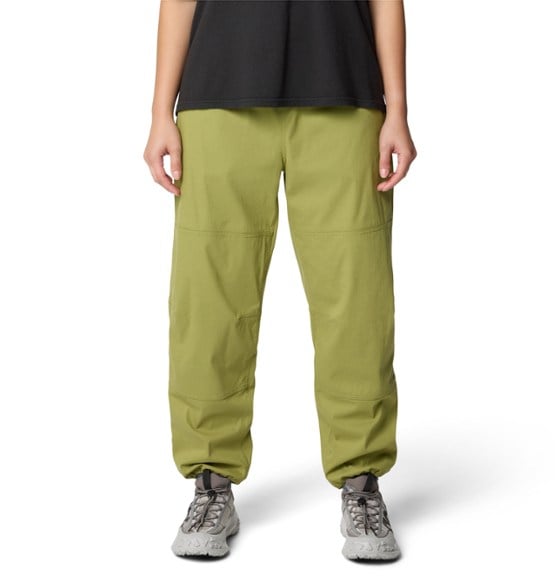 Rockrydge Women's Climbing Pants showcasing the adjustable belt and pockets.