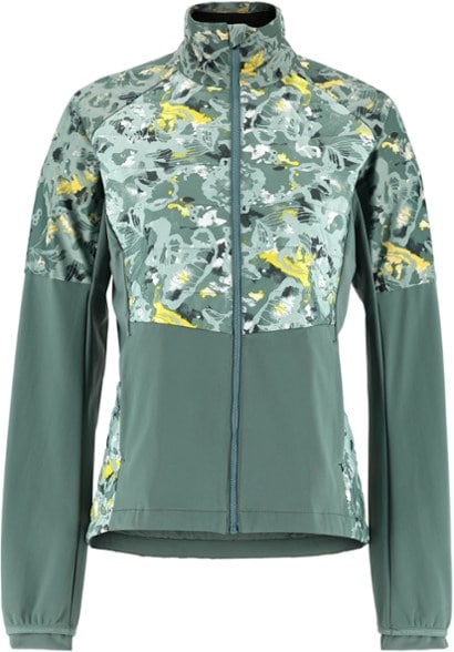 Front view of the Kari Traa Ragna Women's Insulated Jacket highlighting its stylish design and insulation