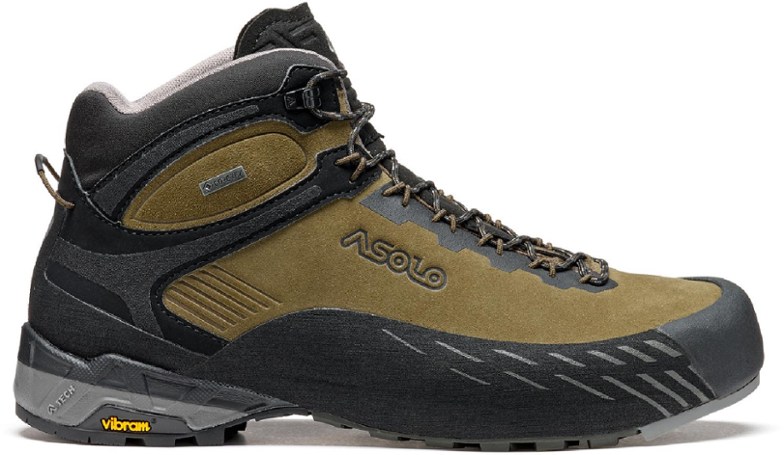Eldo Mid LTH GV approach boots showcasing their water-resistant suede and GORE-TEX lining, perfect for hiking.
