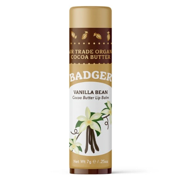 Cocoa Bliss Organic Lip Balm in a stylish tube, showcasing its rich texture and eco-friendly packaging.