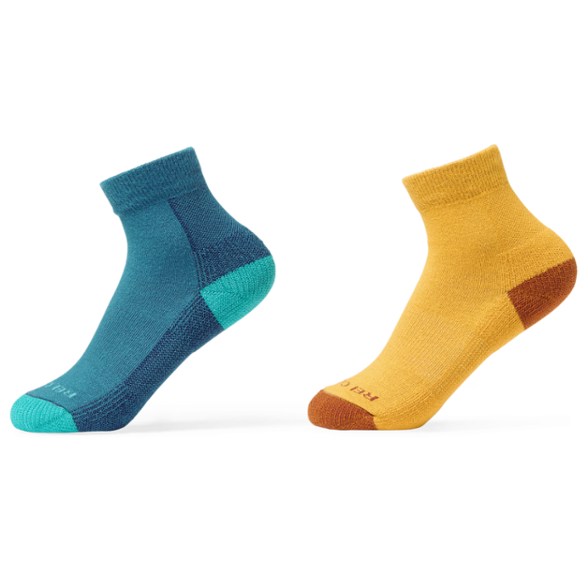 Eco-friendly COOLMAX kids socks in action during playtime