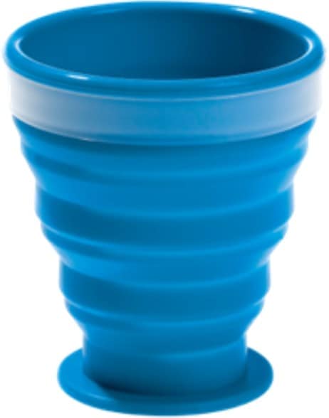 Alpine Mountain Gear Silicone Travel Cup in outdoor setting