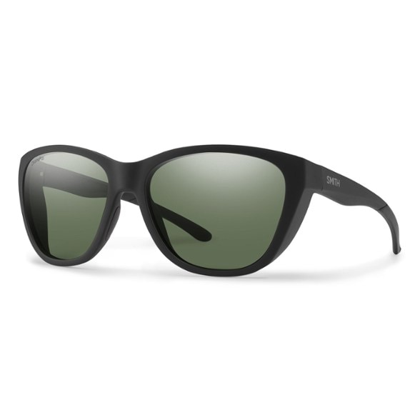 Shoal cat-eye polarized sunglasses angled view showing stylish retro frame and polarized lenses