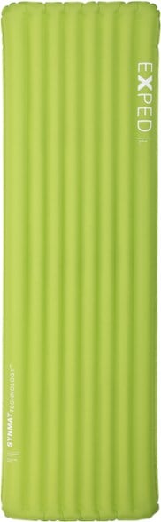 Exped Ultra 5R Sleeping Pad in a tent setting, showcasing its thickness and comfort.