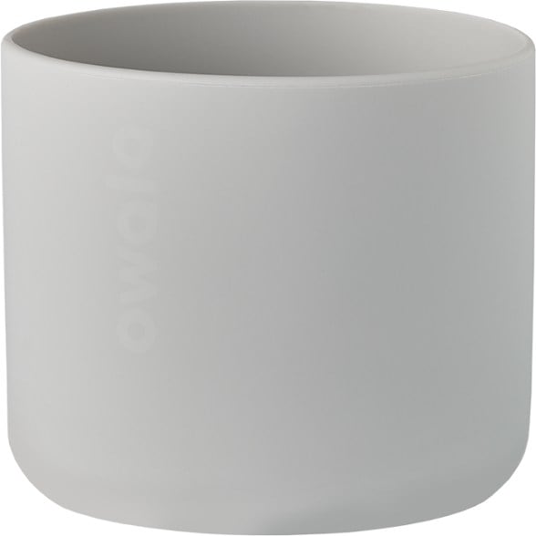 Close-up of Owala Shield silicone bottle boot fitting snugly on a 40 oz Owala bottle base