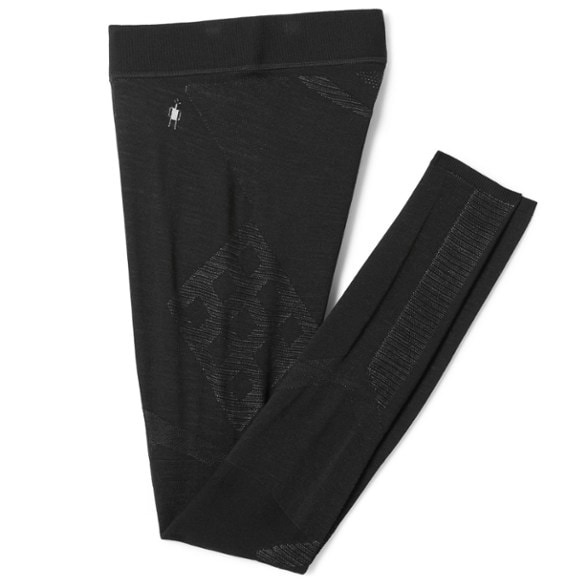 Side view of Smartwool Intraknit Women's Merino Base Layer Bottoms highlighting the seamless knit design.