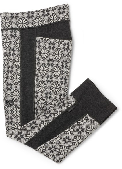 Rose Capri high-waist leggings showcasing the floral design and soft fabric.
