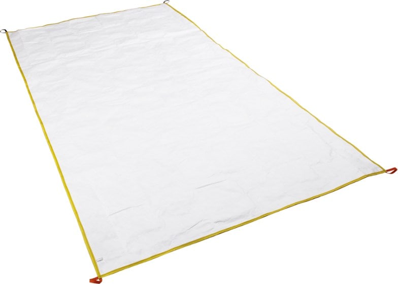 Top view of Escapist Ultra-Dry Tyvek groundsheet showing waterproof sheets texture
