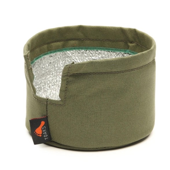 TOAKS large pot cozy with reflective thermal insulation, perfect for outdoor cooking.