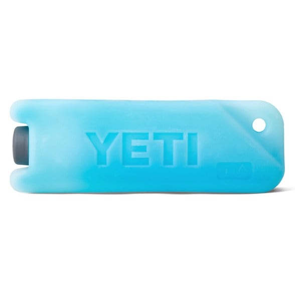 YETI ColdBlock Pro ice block in a camping cooler, demonstrating its chilling efficiency.