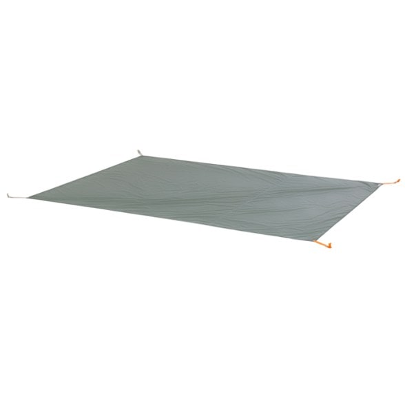 Big Agnes Blacktail Hotel 2 footprint laid out on the ground for protection