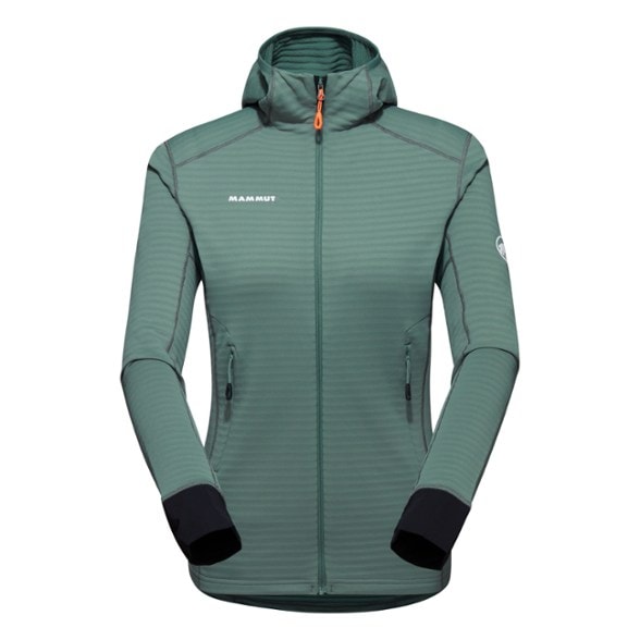 Mammut Taiss Lightweight Fleece Jacket displayed outdoors, showcasing its fit and design.