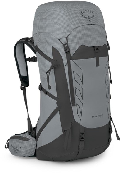 Talon Pro 40 Men's Hiking Backpack side view, showcasing its adjustable straps and lightweight design.
