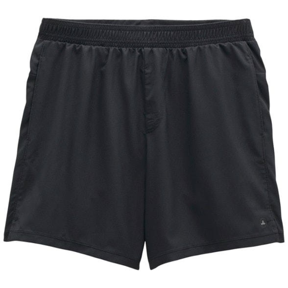 Front view of men's hiking shorts featuring quick dry fabric and UPF 30 sun protection