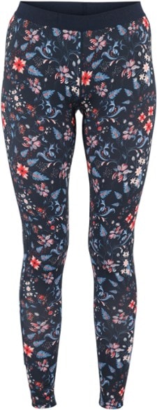 Kari Traa Fryd Women's Thermal Base Layer Pants, showing the slim fit and fabric texture.
