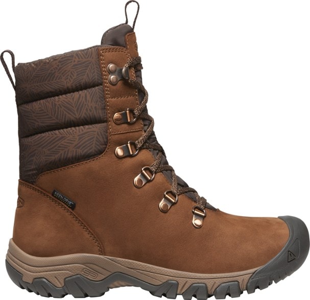 Side view of the Greta Women's Insulated Waterproof Hiking Boots, highlighting the premium leather and insulation.