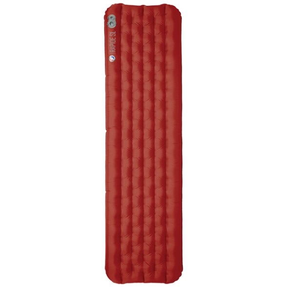 Big Agnes Rapide SL Insulated Sleeping Pad in outdoor setting, highlighting its lightweight design and plush surface.