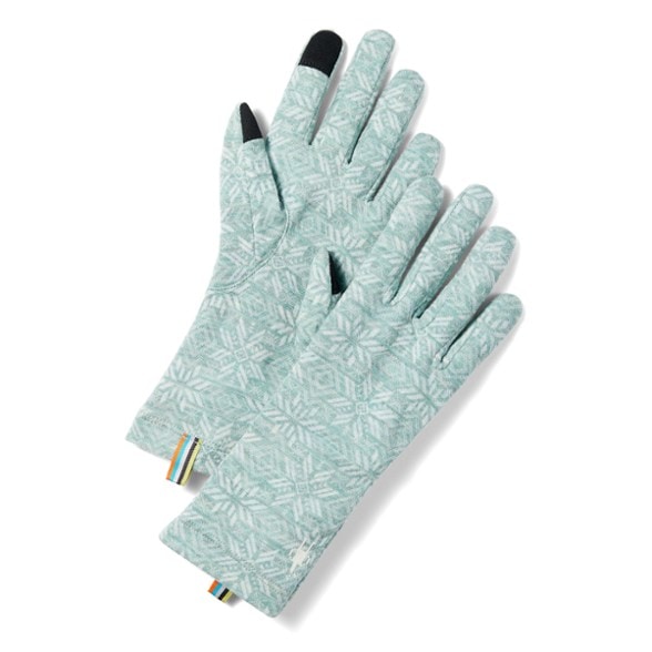 Premium merino wool gloves showcasing touch screen capability outdoors