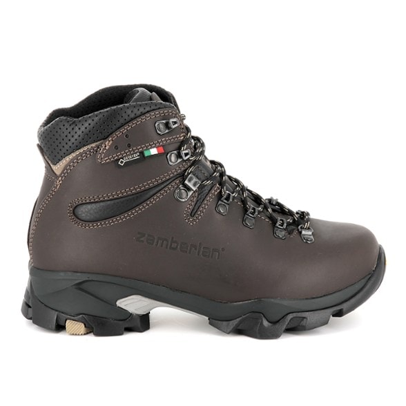 Zamberlan 996 Vioz GTX Women's Waterproof Hiking Boots from the side, showcasing their sleek design.