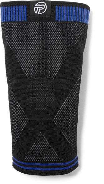 Close-up of the knee sleeve’s gel grip for secure non-slip performance during workouts