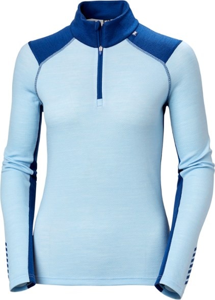 Lifa Merino Women's Half-Zip Base Layer Top in action outdoors