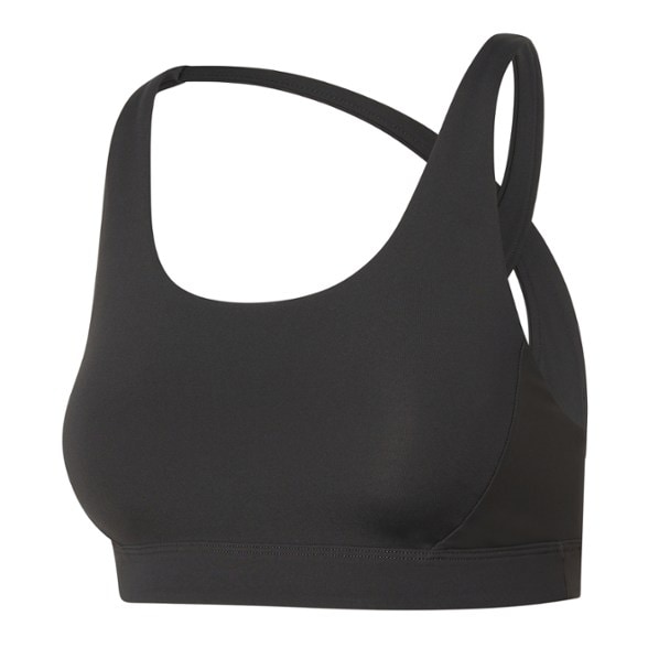 ALRN Soft Compression Running Bra showing the open crossback design and supportive band.