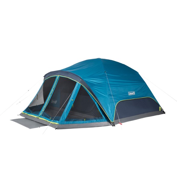 Interior view of the Skydome 8-Person Camping Tent showcasing the spacious layout.