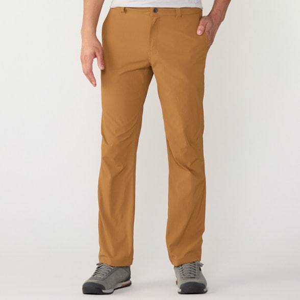 Stio Coburn Adventure Pants in action during a hiking trip.