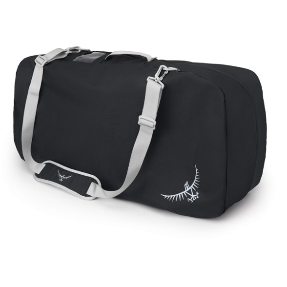 Osprey Poco travel case for child carrier, showing removable shoulder strap.