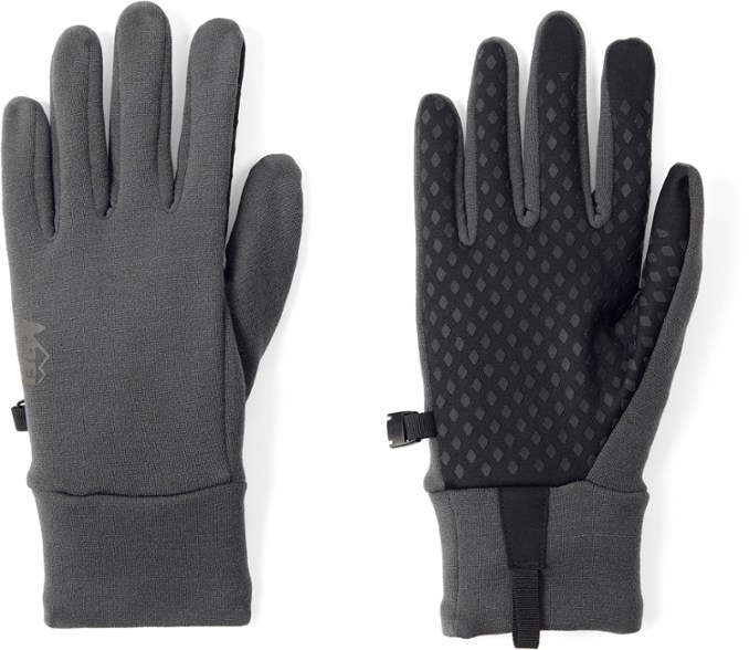 Close-up of the Ultimate Touchscreen Wool Gloves showing fabric texture and grip design.