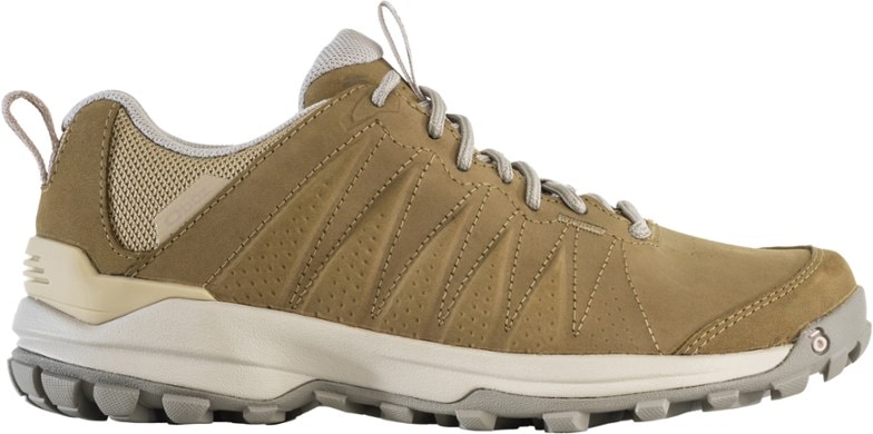Sypes Women's Low Waterproof Hiking Shoes from the side, showcasing the durable design.