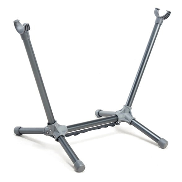 Parklite hammock chair stand with an ENO hammock in a scenic park setting.