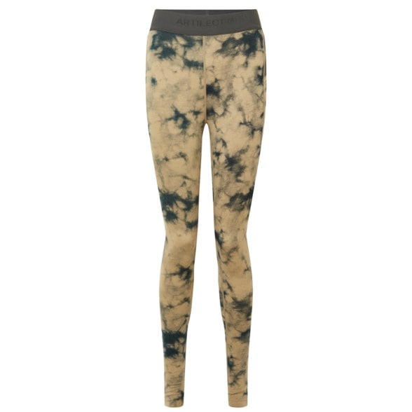 Side view of Artilect TrailFuse merino wool leggings showcasing full-coverage athletic fit