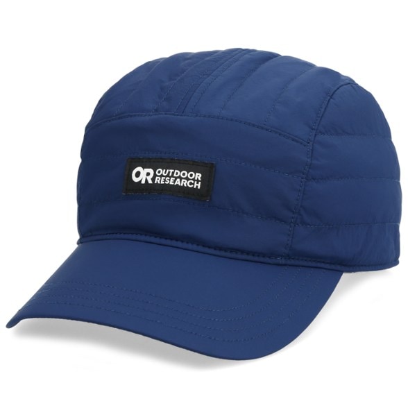 TrailBlaze Insulated Hiking Cap worn during a winter hike, showing its snug fit and stylish design.