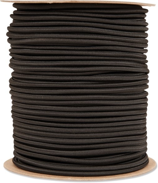 Close-up of shockcord, showing its 1/4