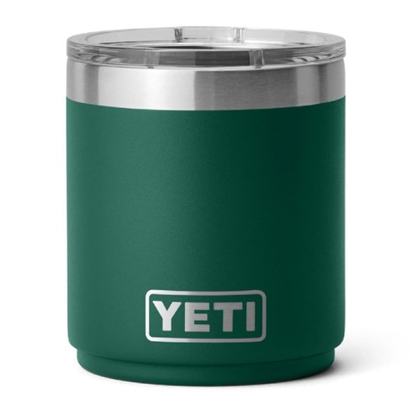YETI Stackable Lowball Cup with MagSlider Lid outdoors