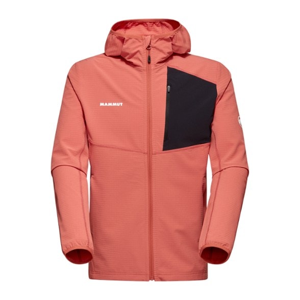 Madris Light ML Hooded Jacket displayed outdoors, highlighting its windproof design.
