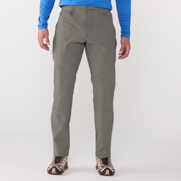Front view of men's outdoor pants showing tapered fit and water-resistant TUFFLITE fabric