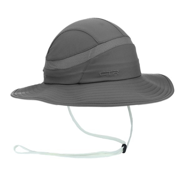 Trailblazer Women's Boonie Hat showing the wide brim and floral print under the brim.
