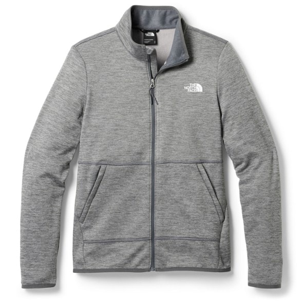 North Face Women's Canyonlands Full-Zip Fleece Jacket in outdoor setting, highlighting style and comfort.