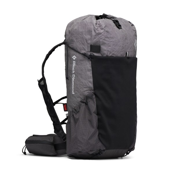 UltraLight Waterproof Hiking Pack 30L with roll-top closure and external pockets, ideal for hiking.