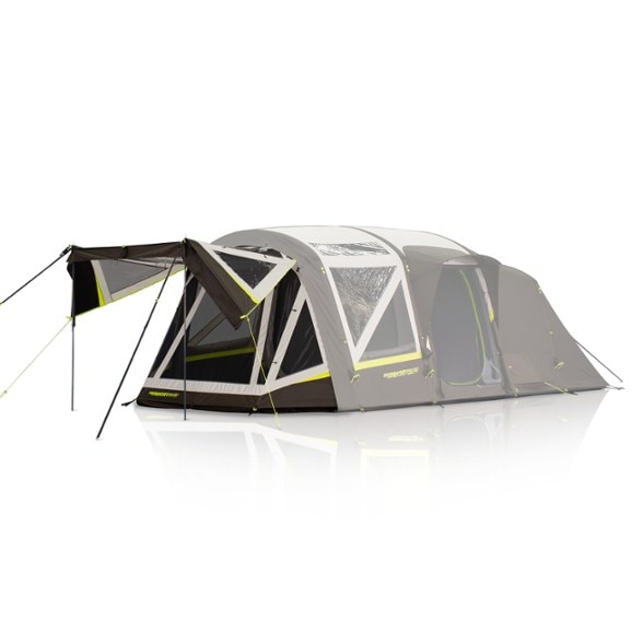 Zempire awning wall set showcasing waterproof and bug-proof features