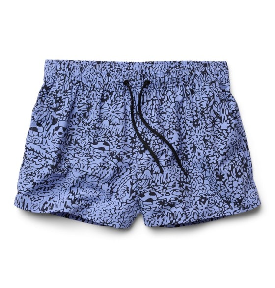 Rear view of shorts highlighting the zip pocket and relaxed fit, ideal for hiking and paddle boarding