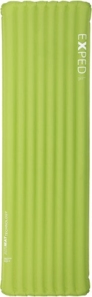 Exped Ultra 1R sleep pad in a camping setup showcasing its thickness and comfort.