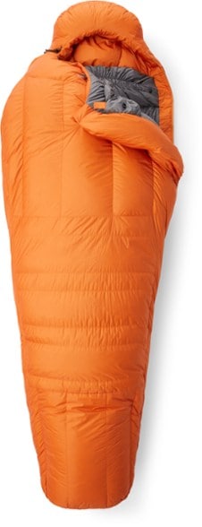 Extreme Cold Weather Iceline Sleeping Bag in snowy terrain, showcasing its GORE-TEX shell and design features.