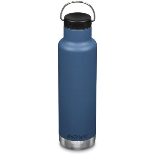 Close-up of the eco-friendly insulated water bottle showing its sleek design.