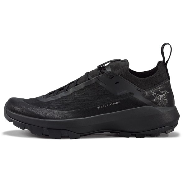 Vertex Alpine GTX approach shoes from the side, highlighting the waterproof design and supportive structure.
