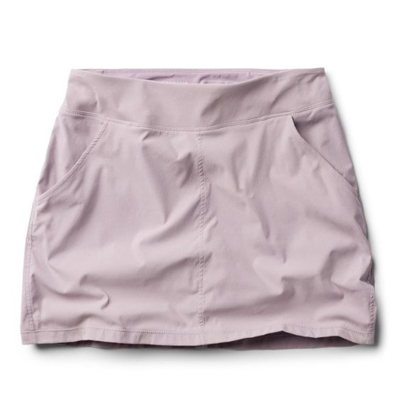 Dynamic Outdoor Skort for Women, showcasing the stretchy fabric ideal for hiking.